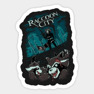 Raccoon City Sticker